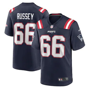 mens nike kody russey navy new england patriots game player